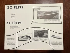EZ Jet Boats Beismeyer Sales  Brochure Ad Cruiser Mover Rider Irwindale 
