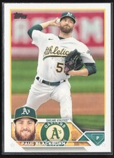 2023 Topps Paul Blackburn Oakland Athletics #6