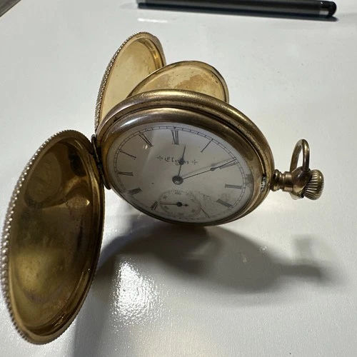 Antique Elgin Pocket Watch - Keystone Case Gold Filled Case