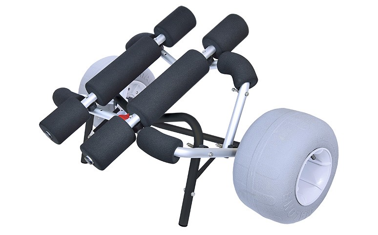 Большая тележка для каяковканоэ Malone WideTrak SB с надувными пляжными колесами и койками 53890₽