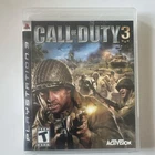 Call of Duty 3 Sony PlayStation 3 PS3 Activision Manual Included