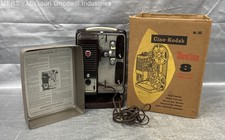 Vintage Kodak Cine-Kodak Showtime 8 8mm Movie Projector Model: 8-500 With Box