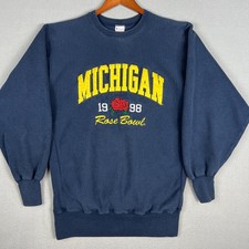 VTG Michigan Wolverines Sweatshirt Mens XXL Champion Reverse Weave 1990s U of M