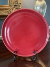 Fiestaware 12”  Pizza Tray/Cake Plate Homer Laughlin China Co USA Lead Free Red