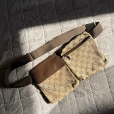 GUCCI GG Marsupio Cintura Marsupio Tracolla Marsupio Vintage Autentico Buono