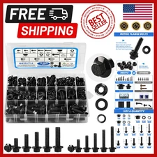 280Pcs Metric Flange Bolt Assortment, M6x1.0, M8x1.25, M10x1.5 12mm to 30mm A...