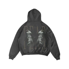 New!!  NF Real Music Vintage "FEAR" 2025 Merch Charcoal Hoodie All Size