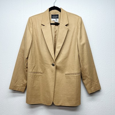 Vintage Requirements 100% Wool Blazer Womens 10 Old Money Career Office Business