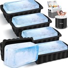 1/3/5PCS Ice Cube Mold Oversized Silicone Ice Crate Freezing Large Ice Cube Mold