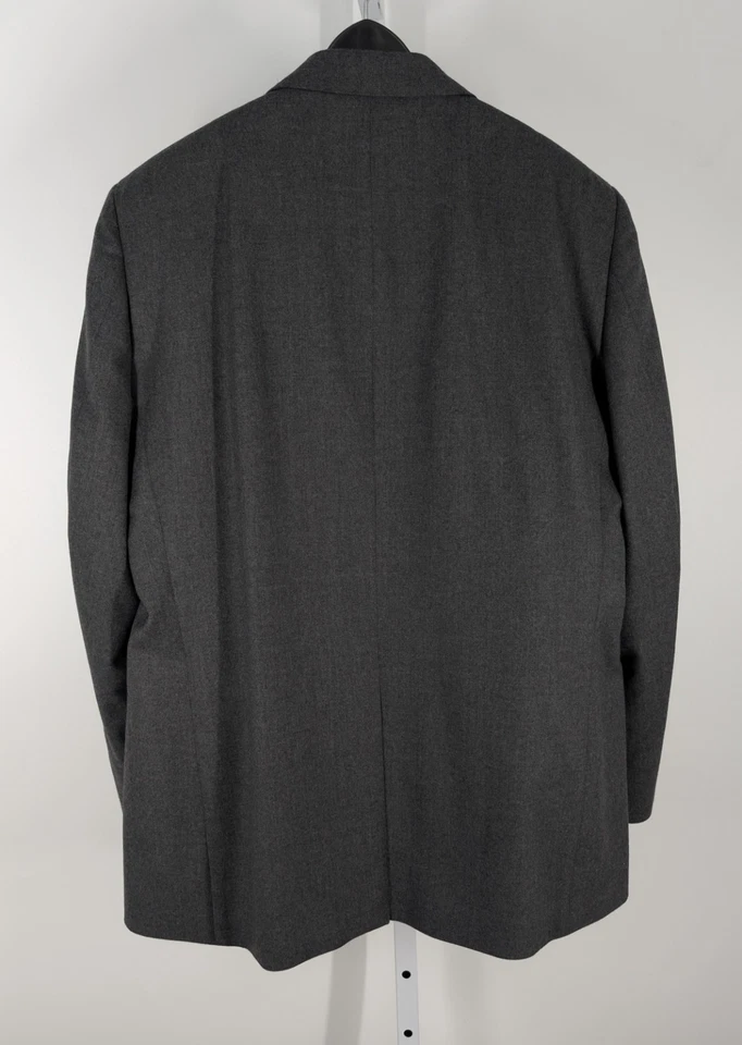 Traje de franela de lana gris carbón Gavin 42S 3430 Banana Republic 2002 de colección Y2K para hombre Foto 3 de 4