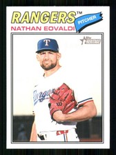 2026 Topps Heritage #40 Nathan Eovaldi Texas Rangers 66735