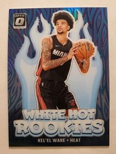 Kel'el Ware 2024-25 Donruss Optic Prizm Purple White Hot Rookies Card #5