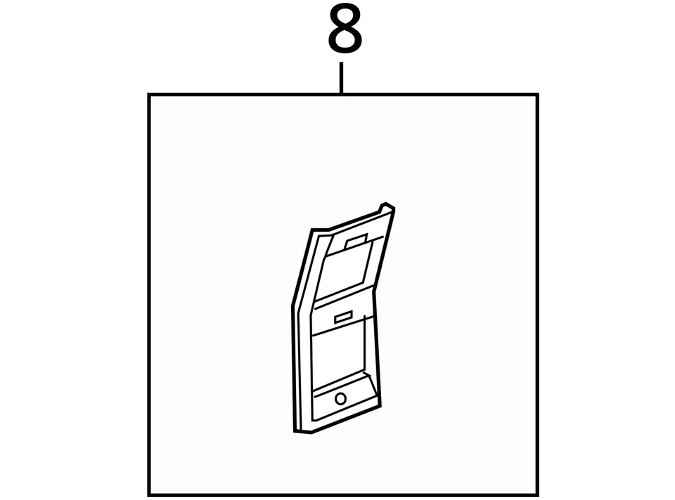 ADEQUADO PARA 2008-2010 SATURN VUE COVER ASM F/FLR CNSL RR *E 19167769 - NOVO FABRICANTE DE EQUIPAMENTO ORIGINAL - Imagem 3 de 3