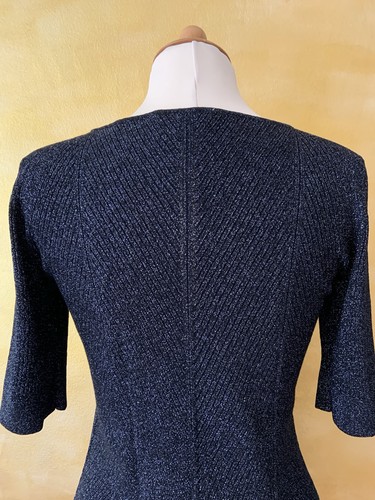 ♣ Nuovo maglione a maglia fine Patrizia Pepe maglione nero lurex taglia 3/40 NP 170 - Foto 9 di 12
