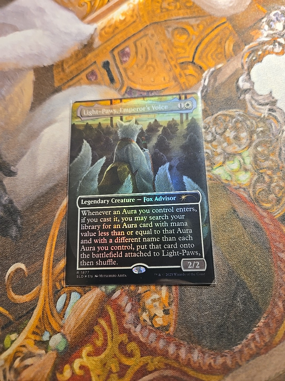 Light-Paws, Emperor's Voice Borderless Foil MTG Secret Lair - Pack Fresh -