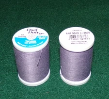 Dual Duty All Purpose Polyester Thread, 250 yards, Light Vintage Purple (3850)