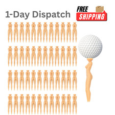 CATOSUM 50PCS 3" Plastic Golf Tees Ladies Tee for Golf Training