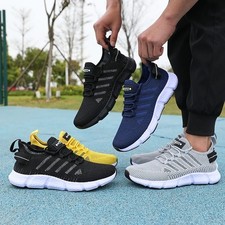Men Mesh Running Gym Fitness Tennis Shoes Soft Sole Casual Sports Sneakers Gift