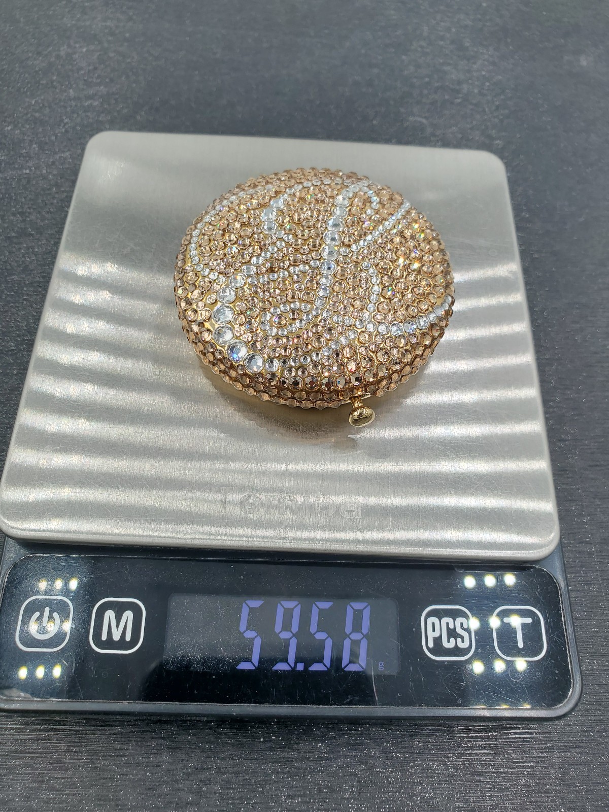 New Estée Lauder Lucidity Translucent Pressed Powder Swarovski Compact 1 OZ