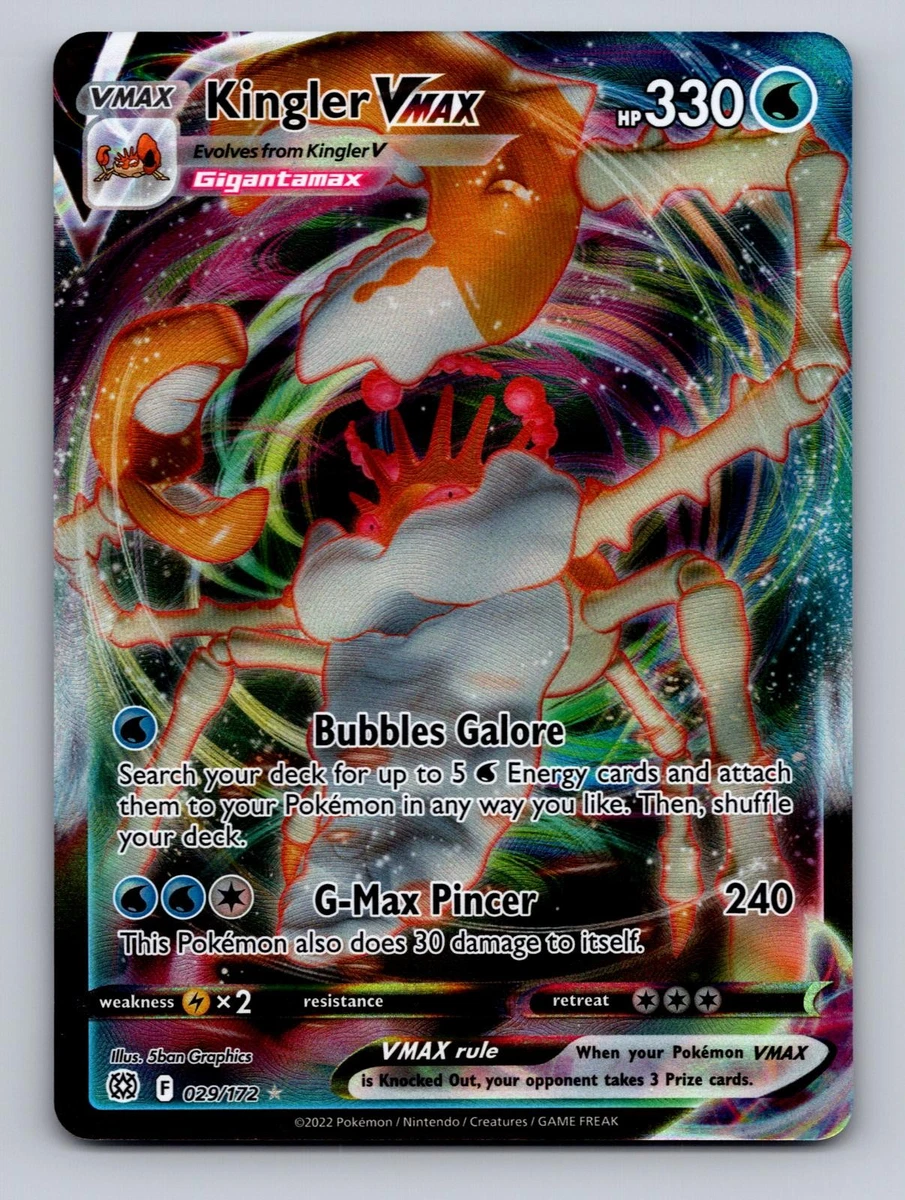 Kingler VMAX Pokémon TCG Cards for sale | eBay