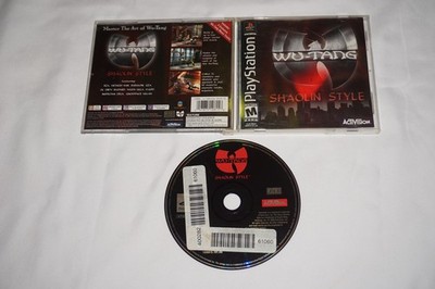 Wu Tang Shaolin Style (Sony Playstation 1 ps1) with Case