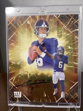 Jaxson Dart 2025 Fanatics Under Wraps EMANATE 8x10 Orange SP 17/25 NY Giants HP1