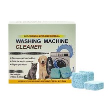 Washing Machine Cleaner Tablets High Efficiency Eliminates Odor & Residues