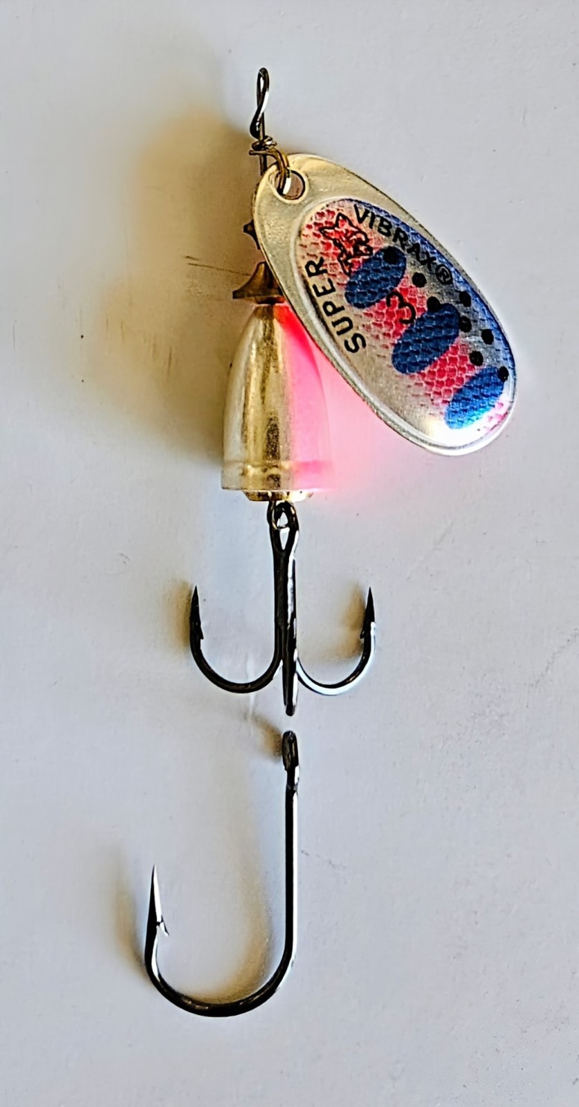 (6) Blue Fox Classic Vibrax Spinners Size 3, 1/4 oz Siwash Hooks Included New  - Image 7