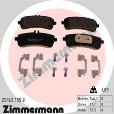 ZIMMERMANN Bremsbelagsatz Scheibenbremse 25163.185.2 für MERCEDES KLASSE C217 GT ZIMMERMANN Bremsbelagsatz Scheibenbremse 25163.185.2 für MERCEDES KLASSE C217 GT