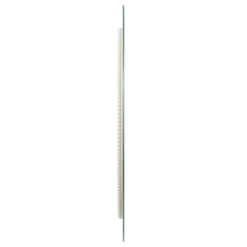 LED Bathroom Mirror 60 cm Round USB Waterproof Glass IP65 Ambient Light 3279 - Picture 5 of 11