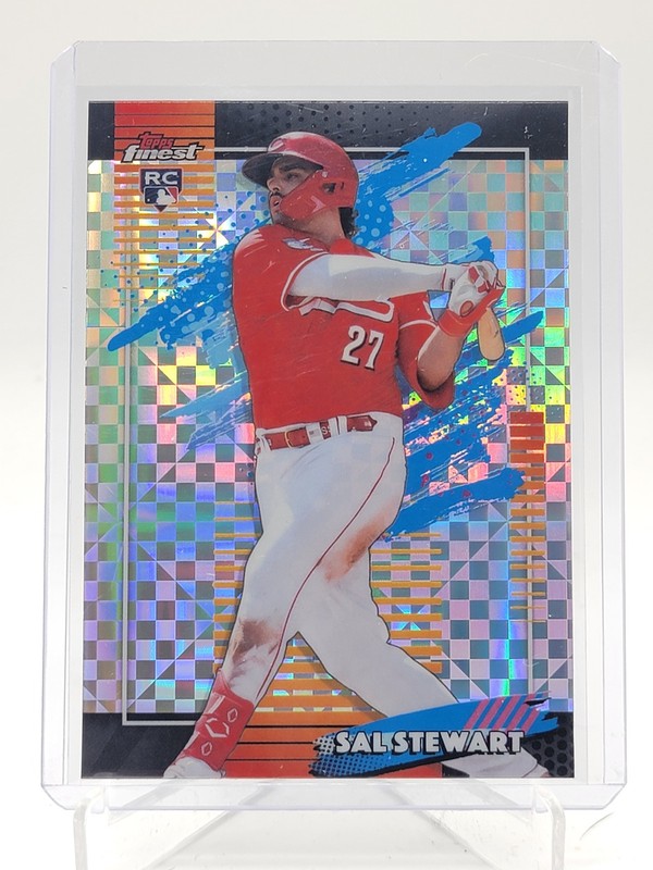 SAL STEWART 2026 TOPPS FINEST UNCOMMON ROOKIE X-FRACTOR #179 BASEBALL REDS Q3967