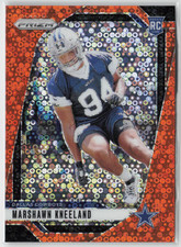 Marshawn Kneeland Rookie Card 2024 Panini - Orange Disco Prizm #373 Cowboys (RC). rookie card picture