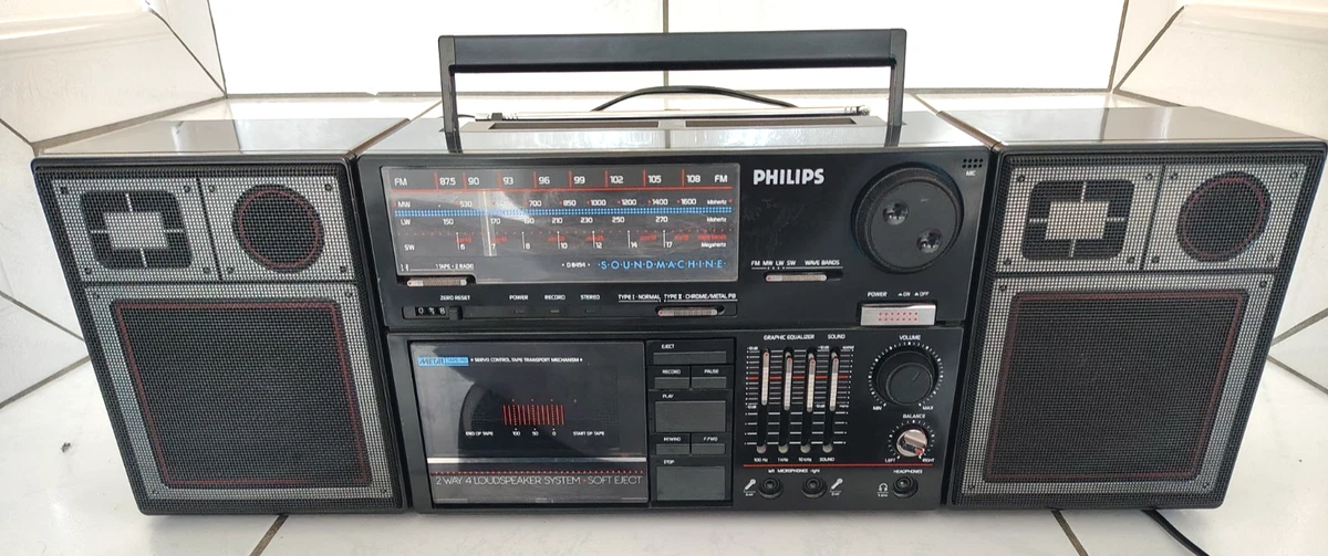 Poste Radio CD Cassette Audio Vintage, Lecteur Tuner Radio - CD - Musique
