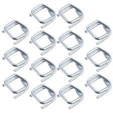 50 Pcs Small Buckle Metal Wire Strap Galvanized Cord Strapping Buckles