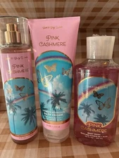 BATH AND BODY WORKS Pink Cashmere Cream, Gel And Mist