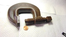 J.H. WILLIAMS VULCAN CC-2A HEAVY DUTY SERVICE CLAMP C CLAMP 3.5 LB USA- USED