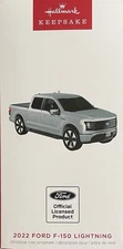 Official 2023 Hallmark 2022 Ford F-150 Lighting Keepsake Christmas Ornament