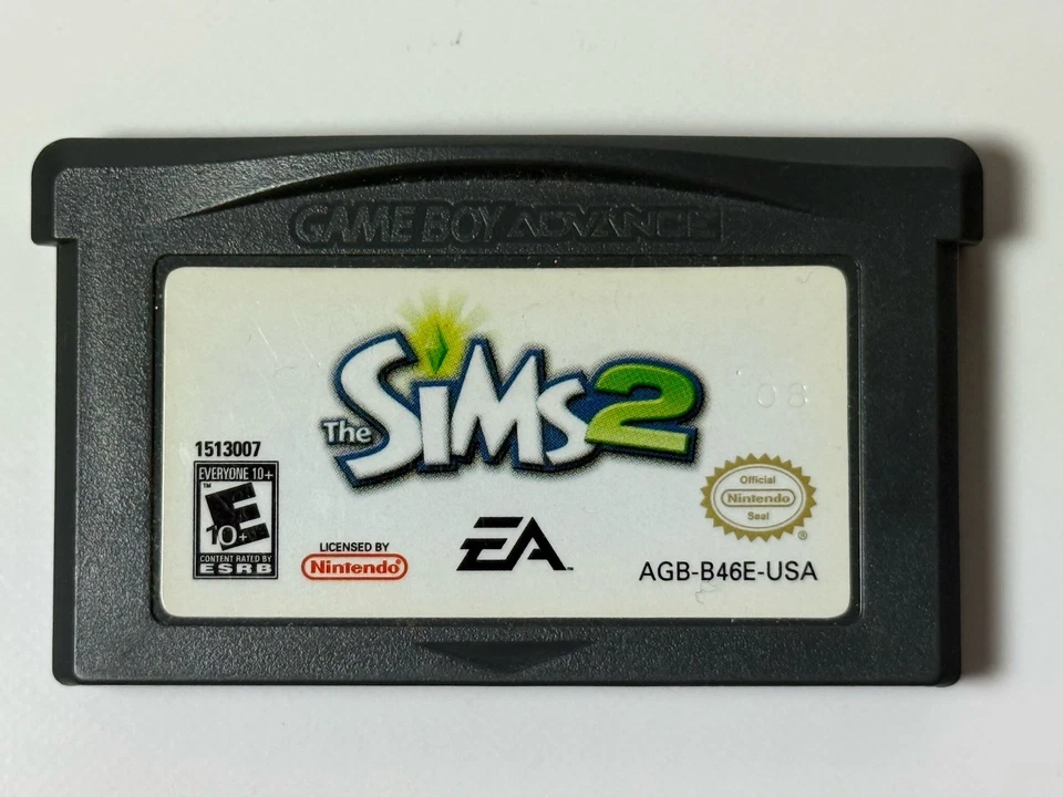 The Sims 2 & Bustin' Out (Nintendo Game Boy Advance) GBA Authentic Carts Only - Image 2 of 4