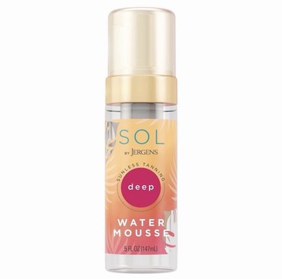 SOL by Jergens Deep Water Self Tanner Mousse Dye-Free Coconut Water 5 fl oz