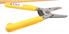 Ideal T Stripper 45-126 Wire Stripper Yellow Grips 6.25" Made In USA