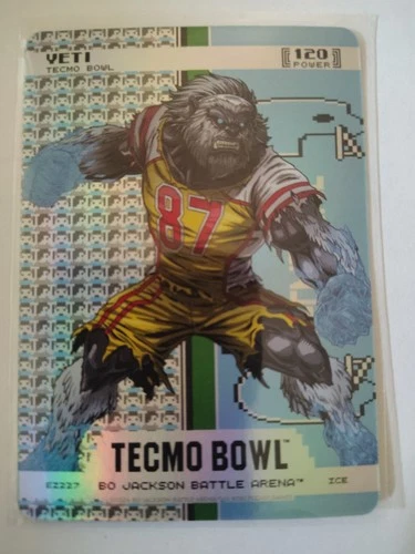 2026 Bo Jackson Battle Arena Tecmo Bowl YETI TRAVIS KELCE Endzone Battlefoil ICE