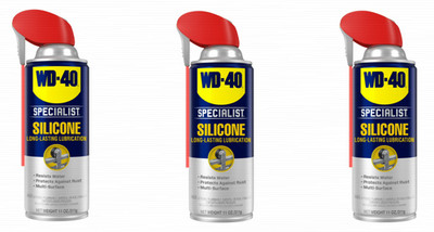 (3 PACK) WD-40  Specialist  Water Resistant Silicone Lubricant, 11 oz.