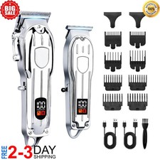 Professional Cordless Hair Clipper for Men Hair Beard Trimmer Quiet Home Barber