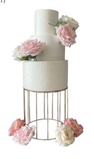 Gold Metal Cake Stand Dessert Display Riser Wedding Cupcake Stand 7.87