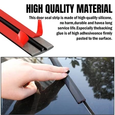 Car Windshield Weather Seal Rubber Trim Molding Cover 13 Feet For Toyota Models