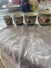 Temp-tations by tara set of 4 Poinsettia nest...