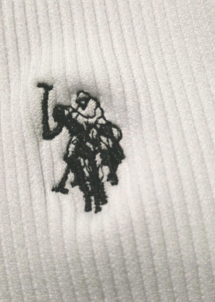 U.S. Polo Assn. Camisa Mujer M/L Blanca Manga Corta Nueva Con Etiquetas Foto 4 de 4
