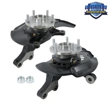 For Toyota Highlander 2004-2007 Pair Front Steering Knuckle & Wheel Hub Bearings