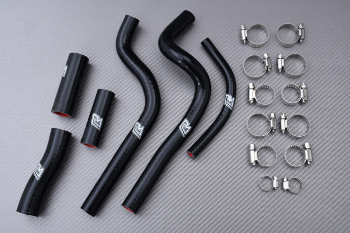 Durites de radiateur silicone noir haute résistance pour Honda CR 500 R