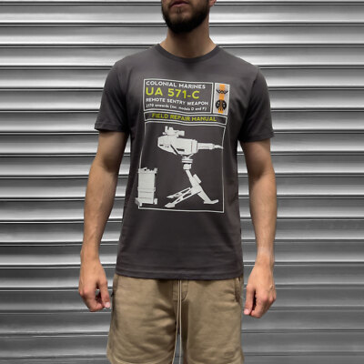 Aliens UA 571-C Sentry Gun Repair Manual Herren T-Shirt Nostromo Sulaco LV426